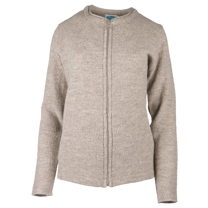 Reiff Damen Krepp-Jacke Nici, Wolle, Savanne