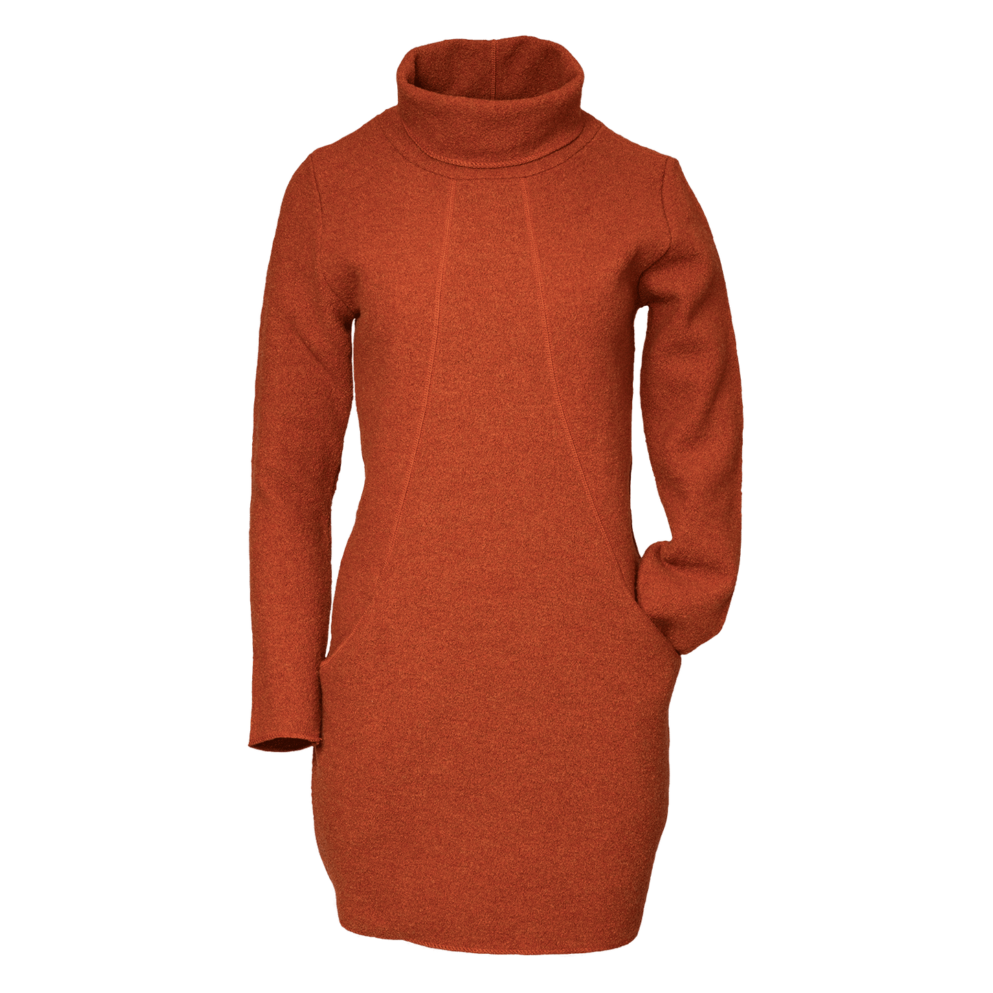 Reiff Damen Krepp-Kleid Sophie Wolle, Terra