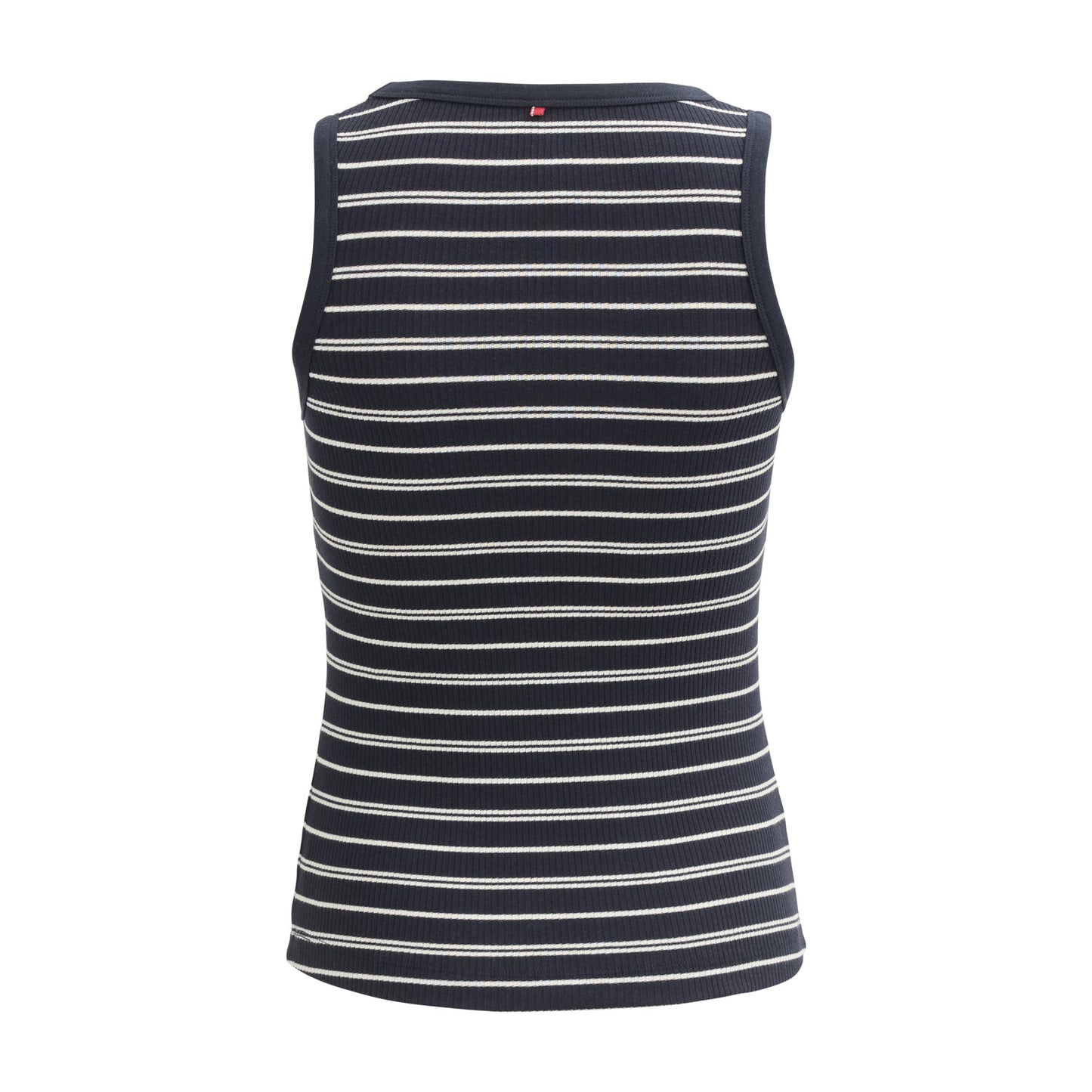 PWO Ripp-Top Ringel, schwarz