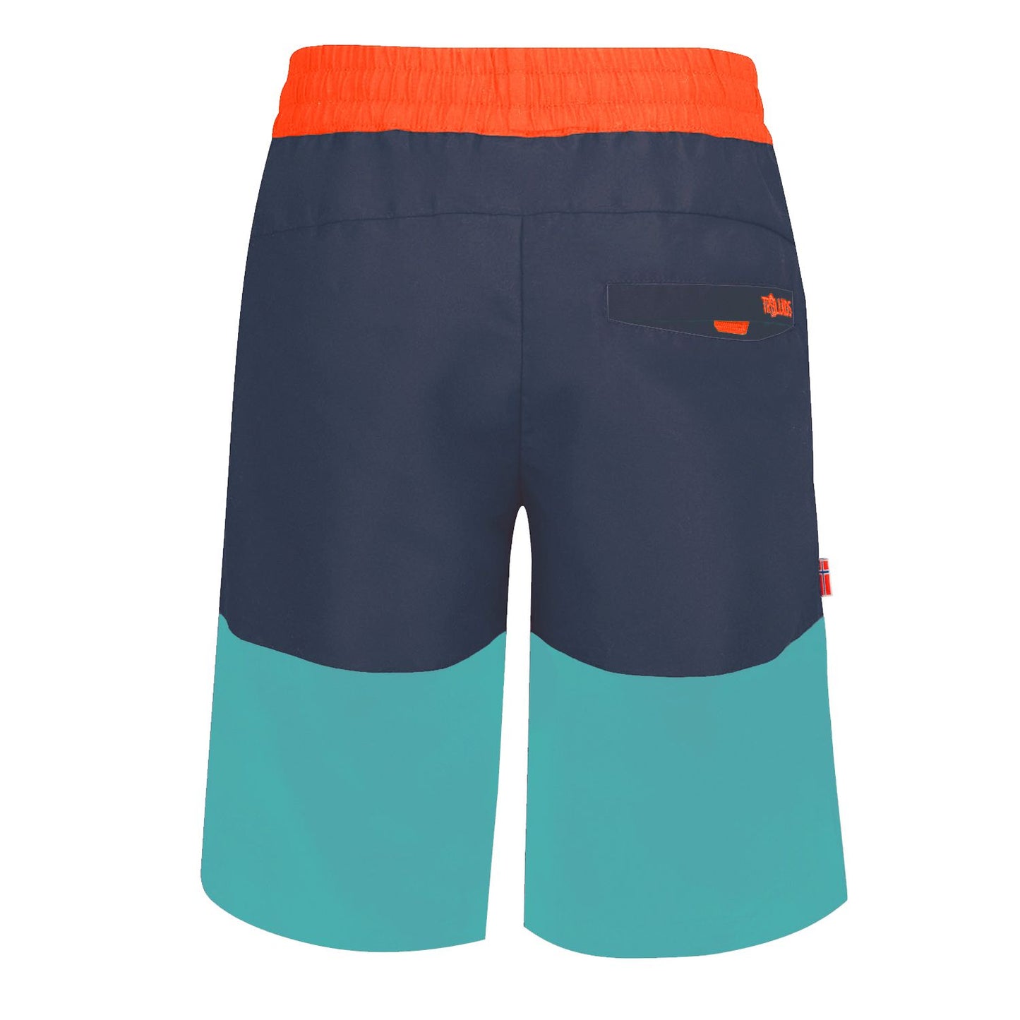 Trollkids Kroksand Shorts, navy/orange/turquoise