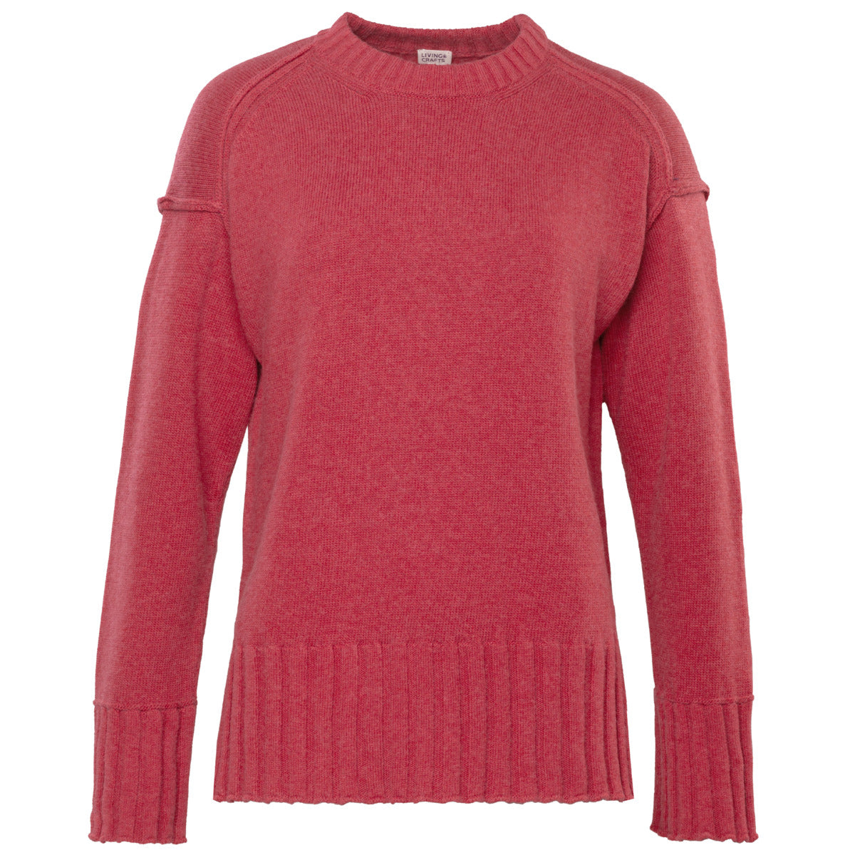Living Crafts Pullover Stana, Garnet Rose