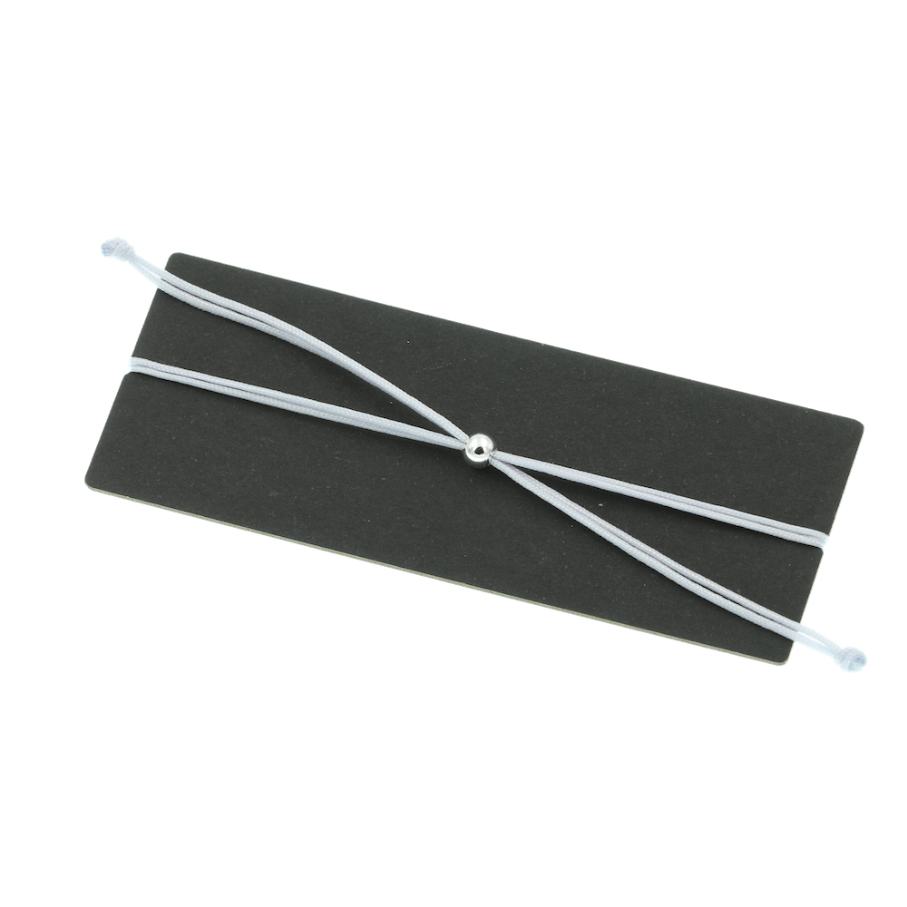 Armband Engelsflügel Nussholz, Lichtgrau