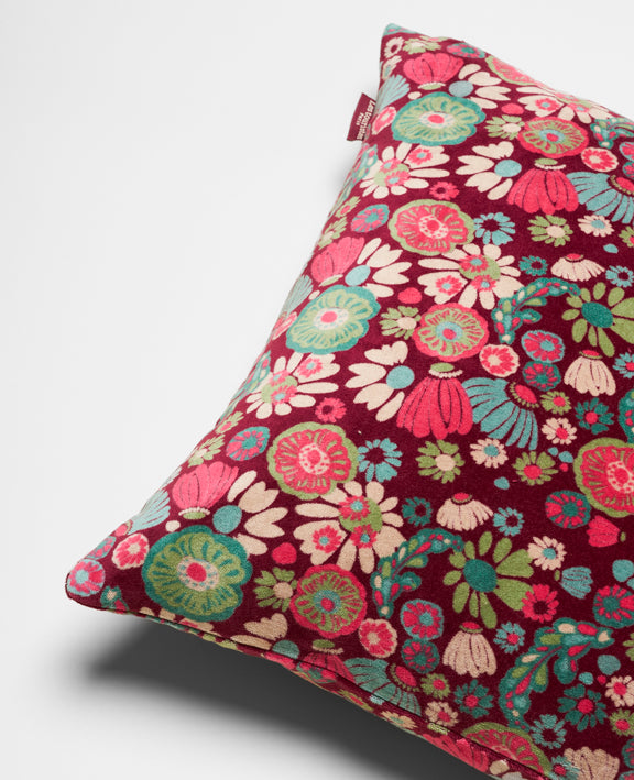 Les Touristes Kissen mit Füllung COU252, Molly Burgundy