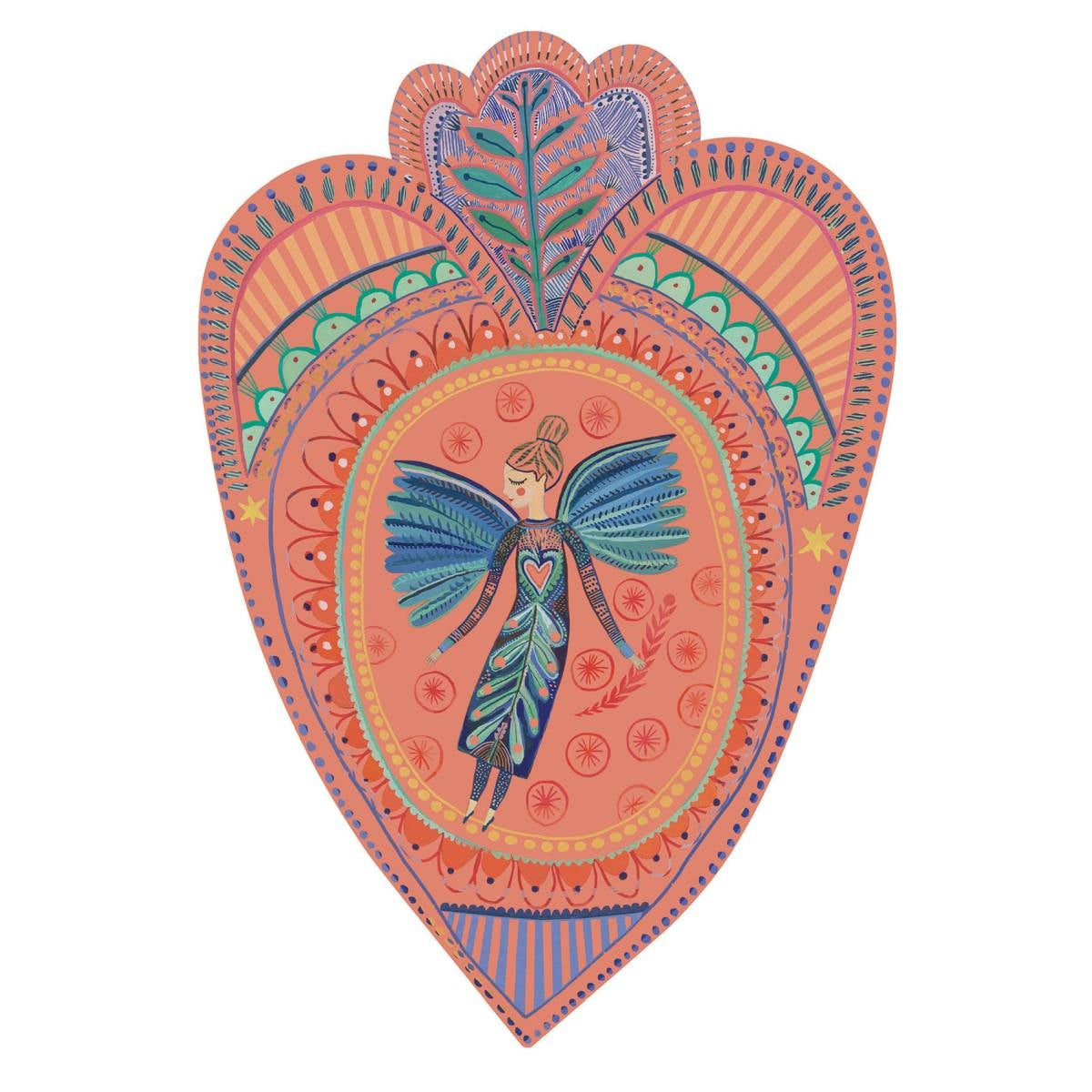 Djeco Kratzbilder XL, Engel