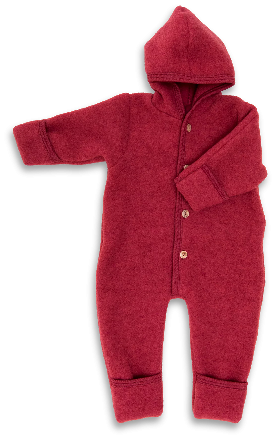 Engel Natur Baby-Overall Wollfleece, Jaspis
