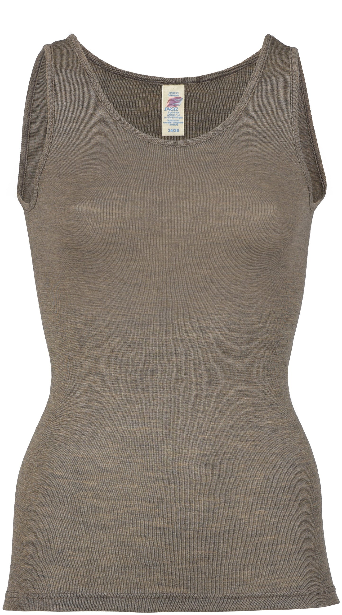 Engel Natur Damen Trägerhemd W/S, Walnuss