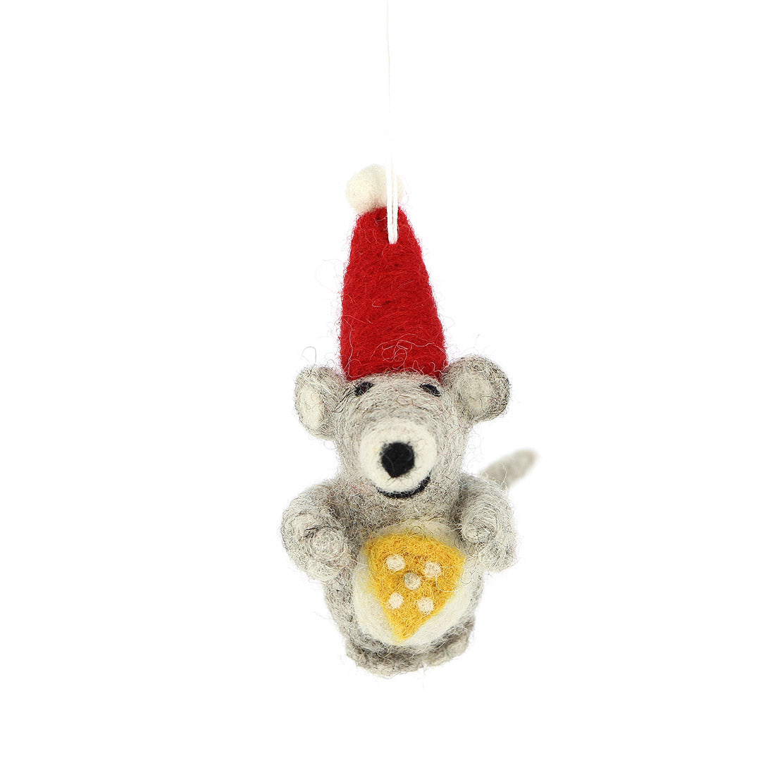 Filzanhänger Maus mit Käse