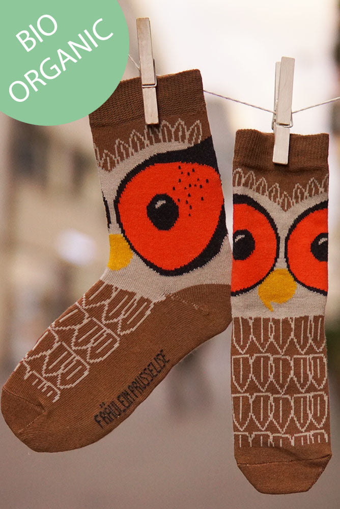 Bio Kindersocken Eule