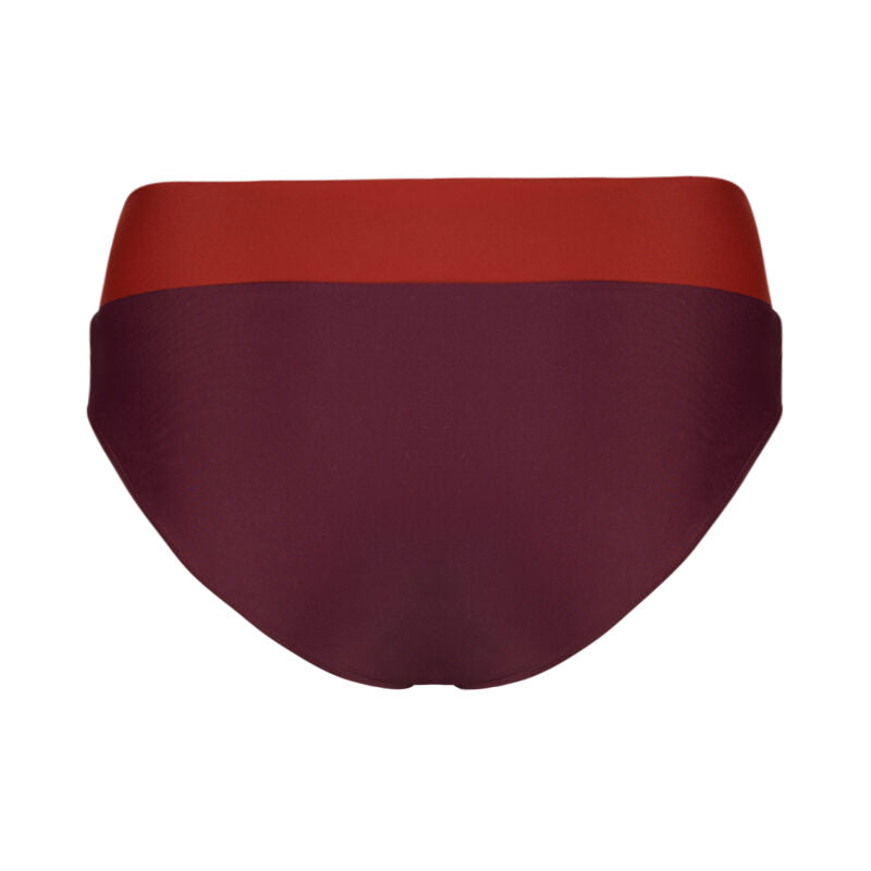 INASKA Soft Waist Bikini-Hose FLOW, beere/dunkelrot