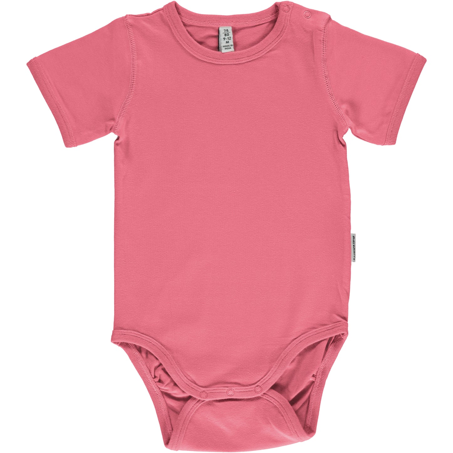 Maxomorra Body Kurzarm, Rose Pink