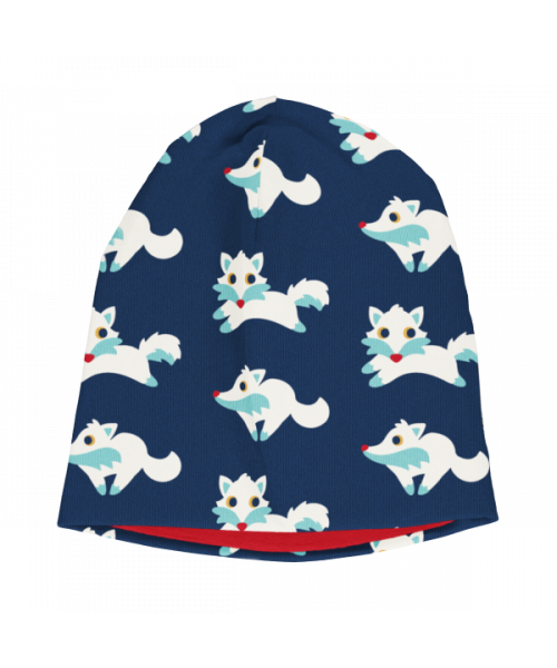 Maxomorra Mütze Velour, Arctic Fox