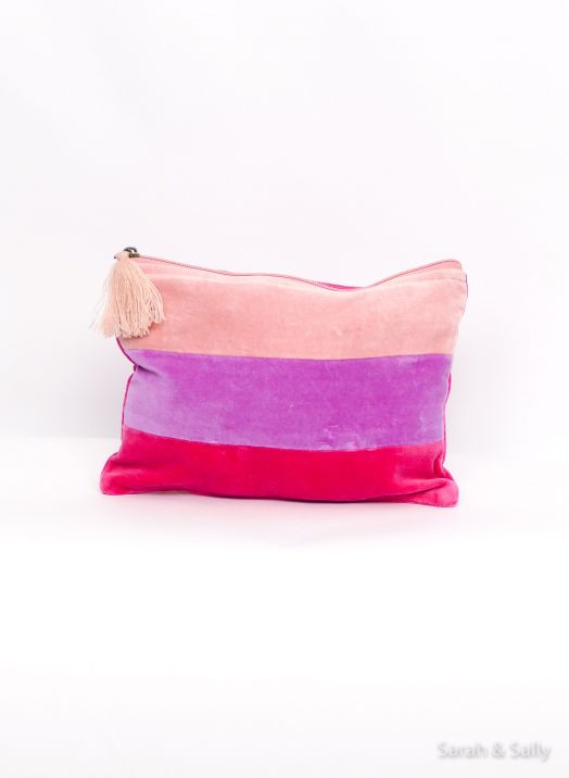 Sarah&Sally Samttäschchen groß, Streifen