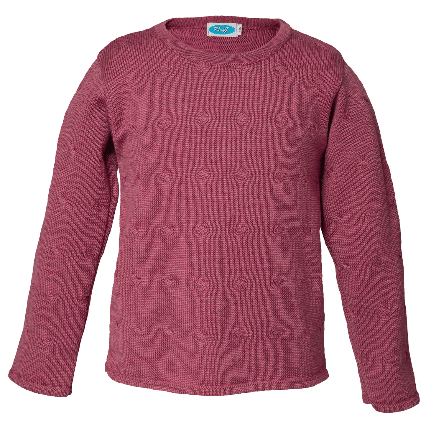Reiff Kinder-Wollpullover Twist, Malve