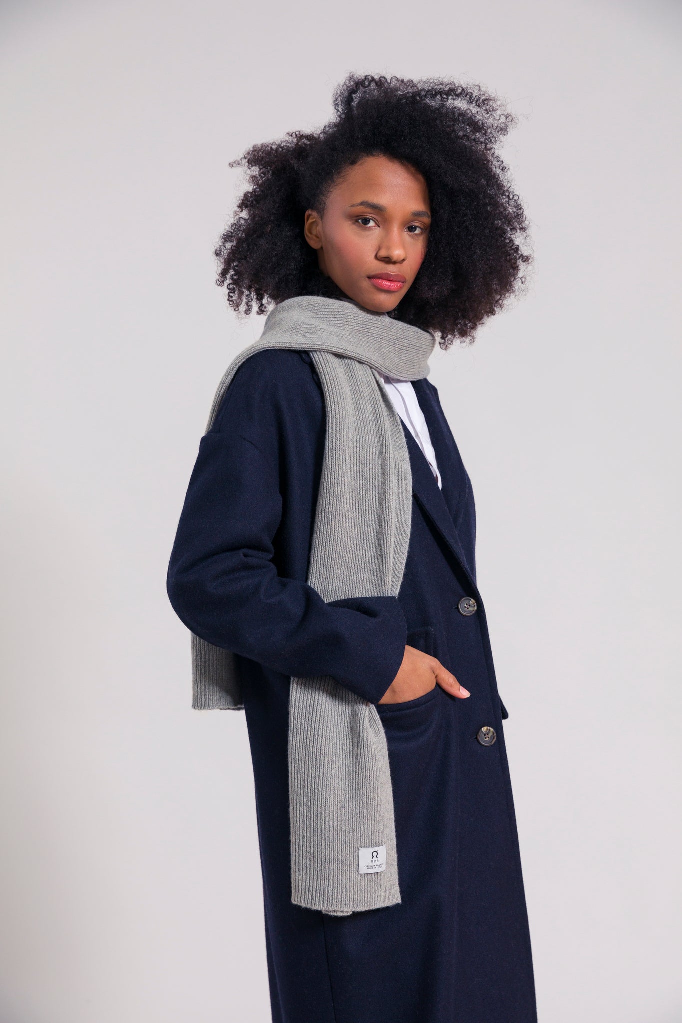 Rifo Erwachsenen-Schal Federico Cashmere (rec.), Grau