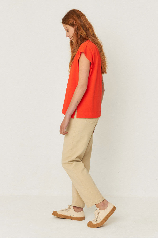 SKFK Zuntz-4-Shirt, Red Tile