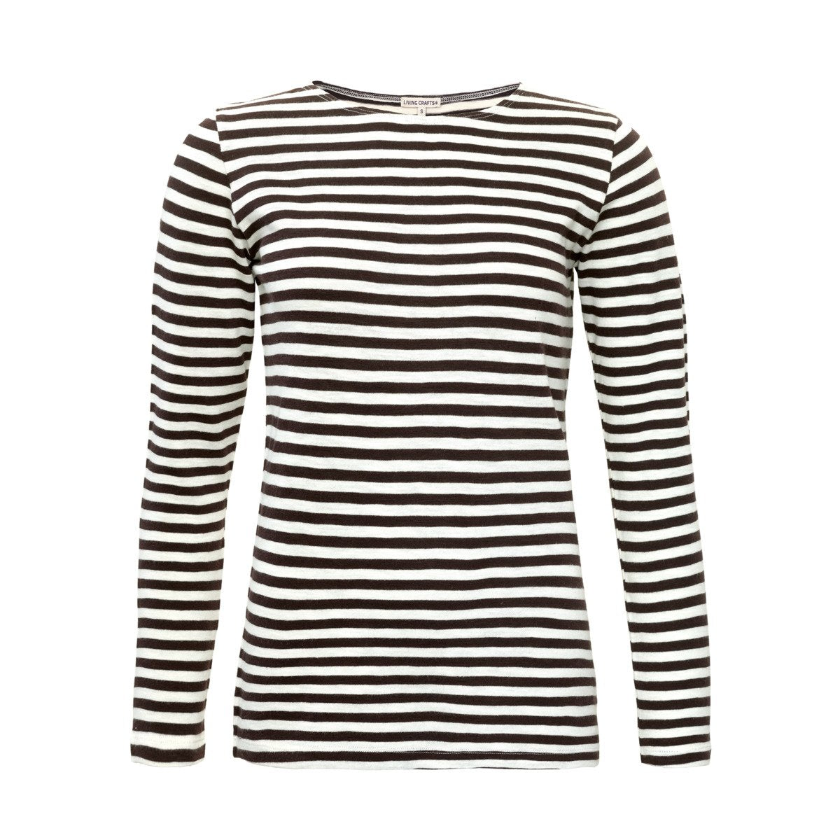 Living Crafts Langarmshirt Sinia, Zinfandel/Cream