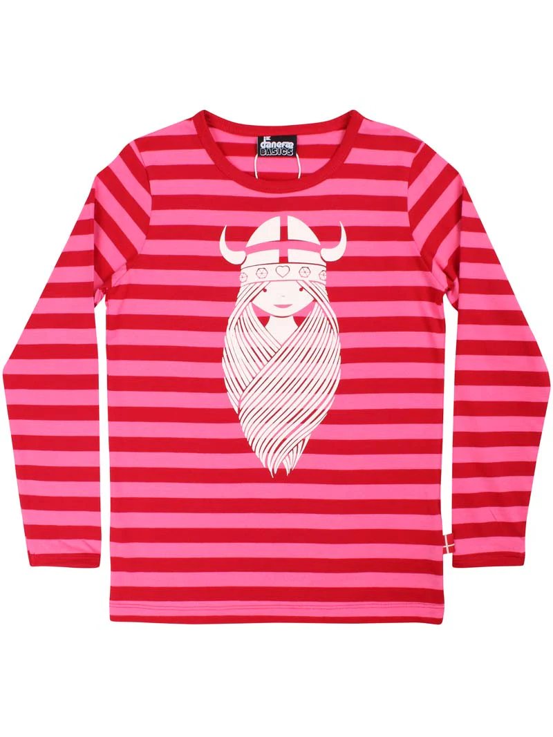 Danefae Danebasic LS, Spicy Pink/Dk Red Freja
