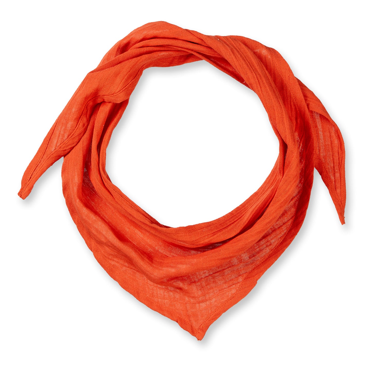 Sense Organics Dreiecksschal Elim, Musselin, Rusty Red