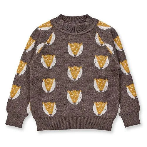 Sense Organics Strickpulli Kuruk, Fuchskopf