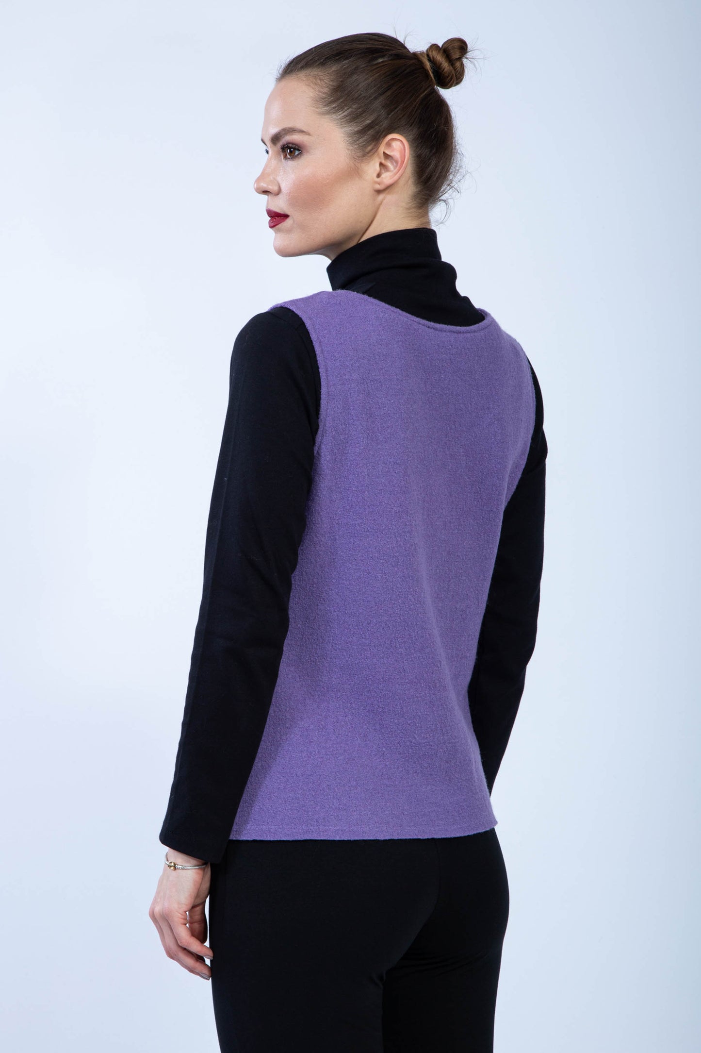 Chapati Merino-Pullunder Papagina, Purple