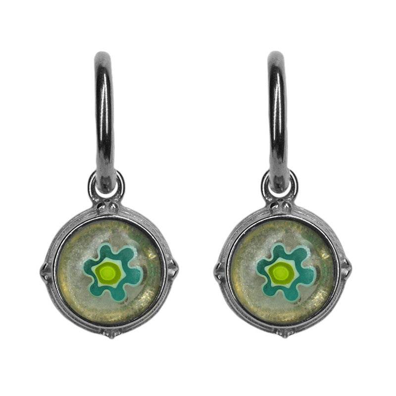 Urban Hippies Ohrringe Flair, Aqua/Silver