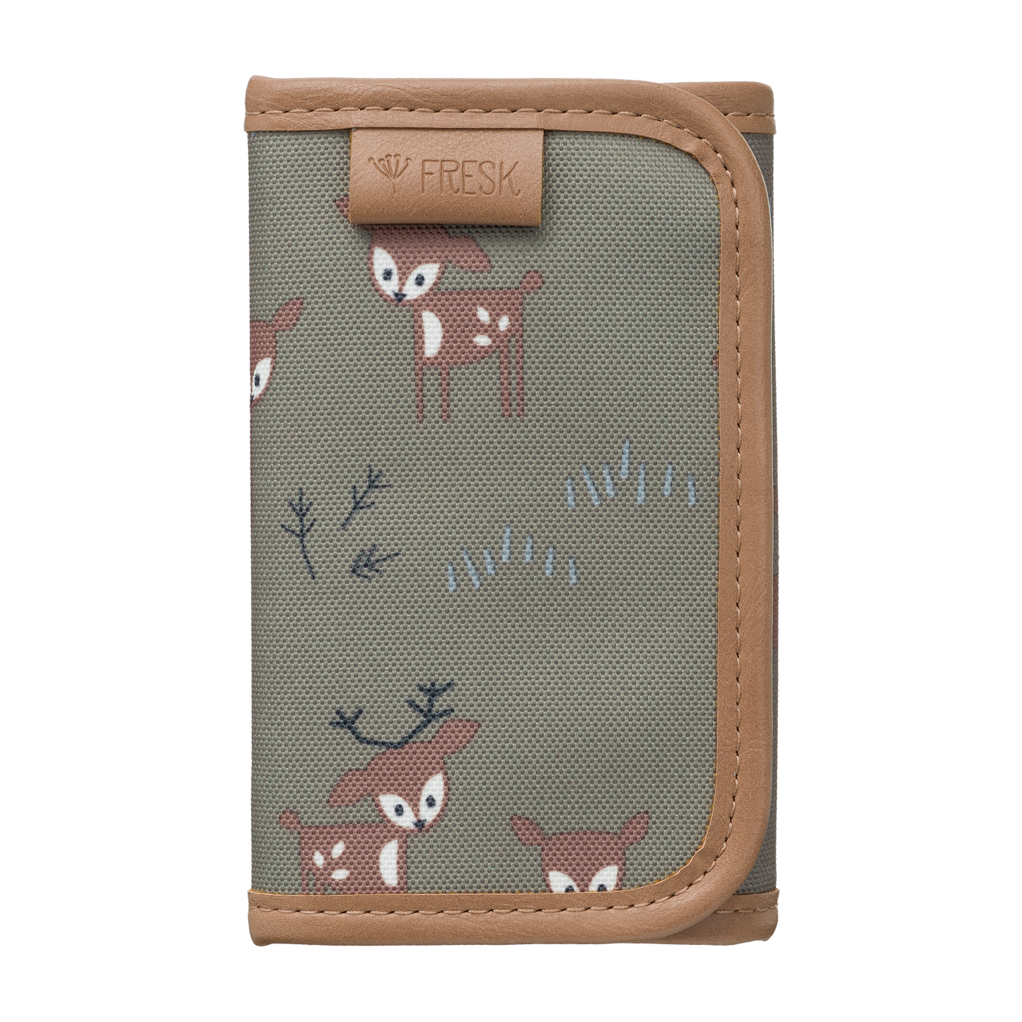 Fresk Kinder-Geldbeutel Hirsch, olive