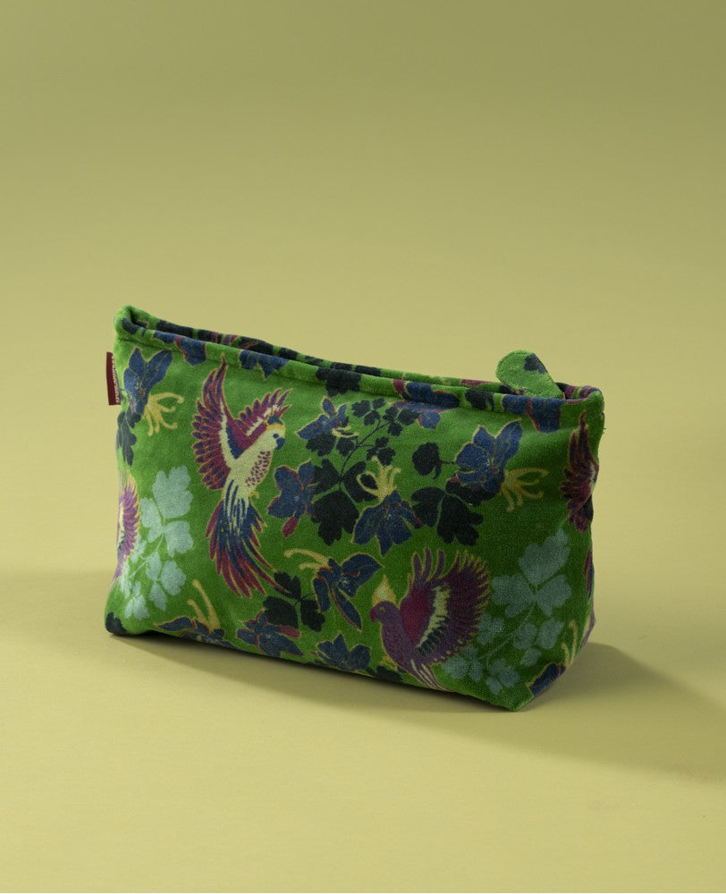 Les Touristes Kulturbeutel Samt Air112, Ancolie V. Green