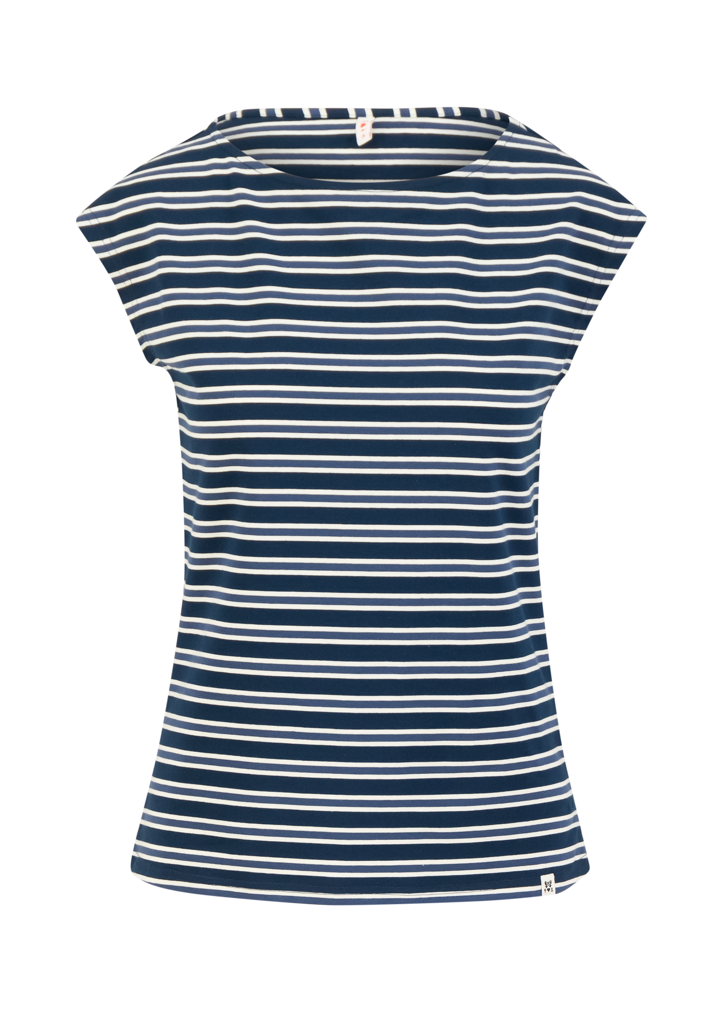 Blutsi Top Boxy Babe, stripes blue