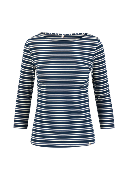 Blutsi Shirt Oh Marine, stripes blue