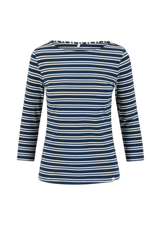 Blutsi Shirt Oh Marine, stripes blue