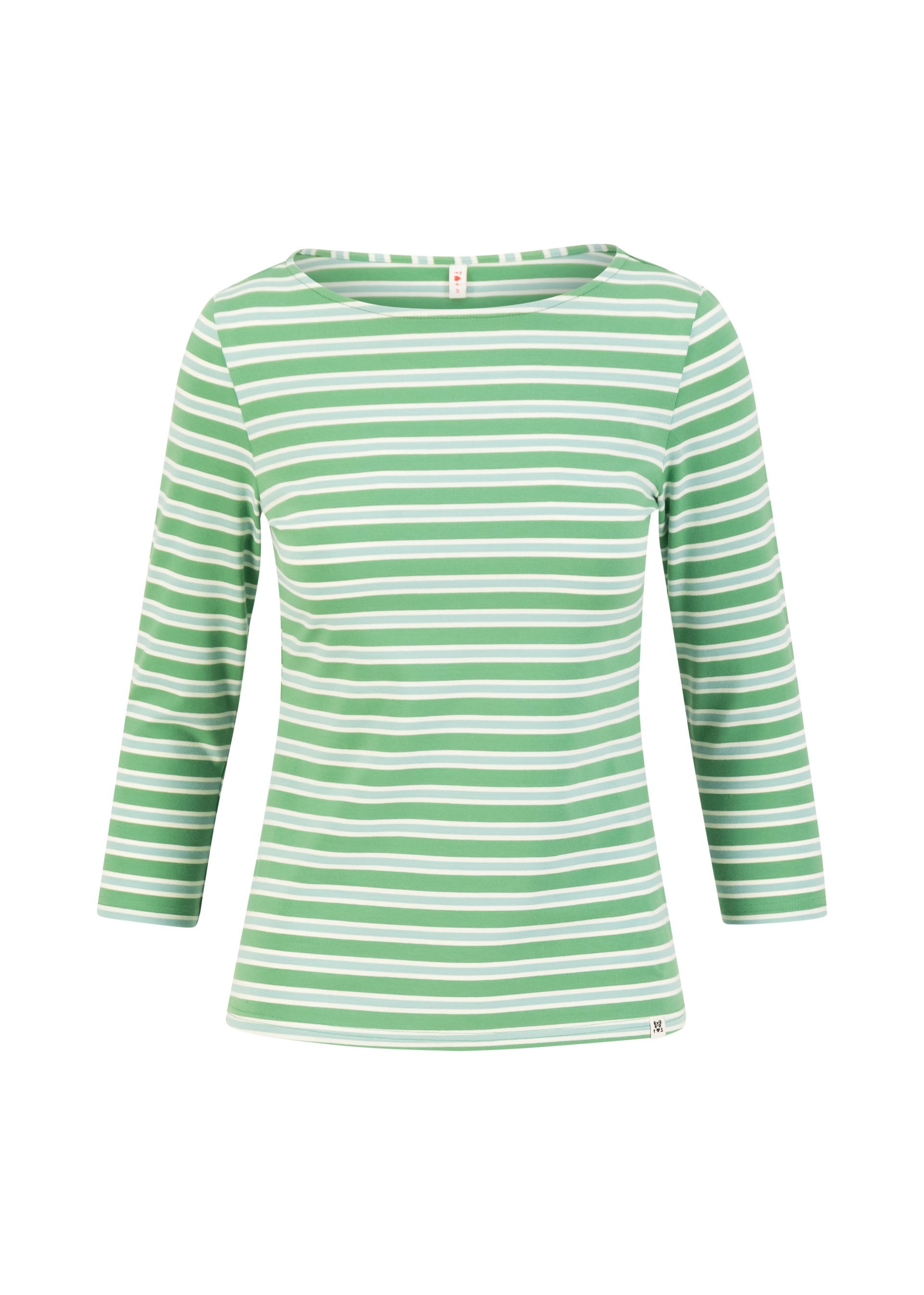 Blutsi Shirt Oh Marine, stripes green