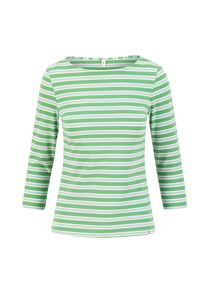 Blutsi Shirt Oh Marine, stripes green