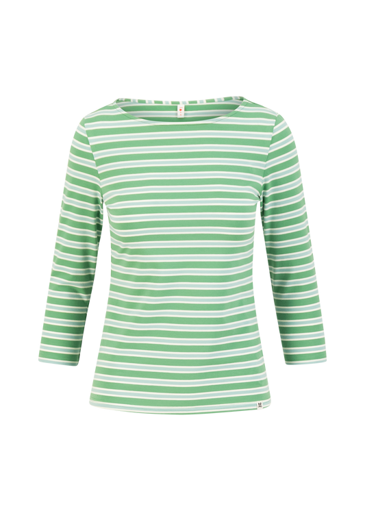 Blutsi Shirt Oh Marine, stripes green