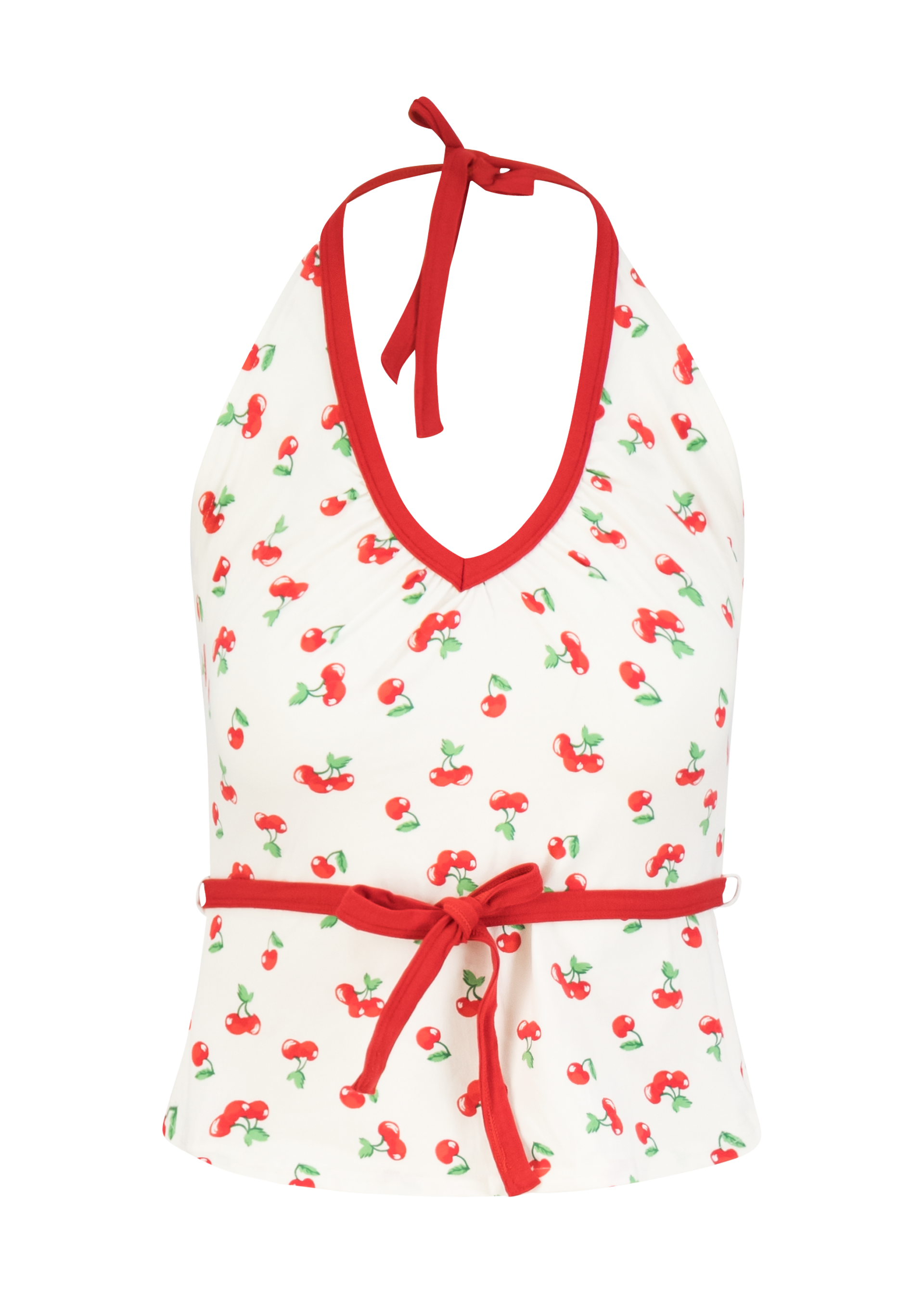 Blutsgeschwister Top Ma Chérie, cherry print memory