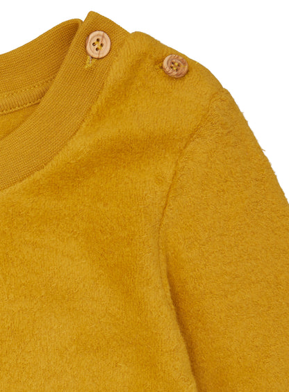 Loud+Proud Pulli Baumwollfleece, Curry