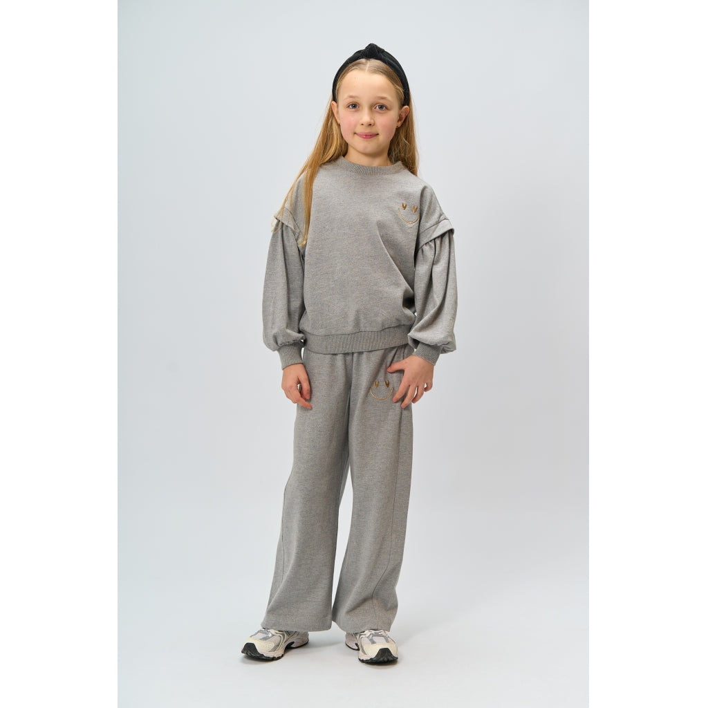 The New Renata Glitter Sweatshirt, Grey Melange