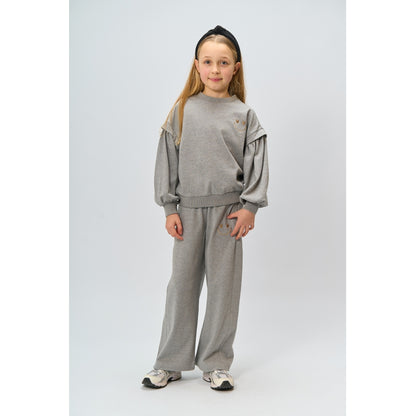 The New Renata Glitter Sweatshirt, Grey Melange