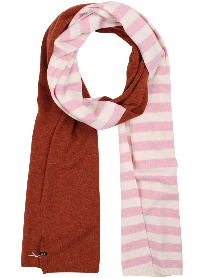 Danefae CPH Schal Merino Danebundle, Rust/Pink