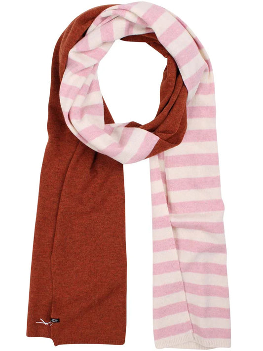 Danefae CPH Schal Merino Danebundle, Rust/Pink