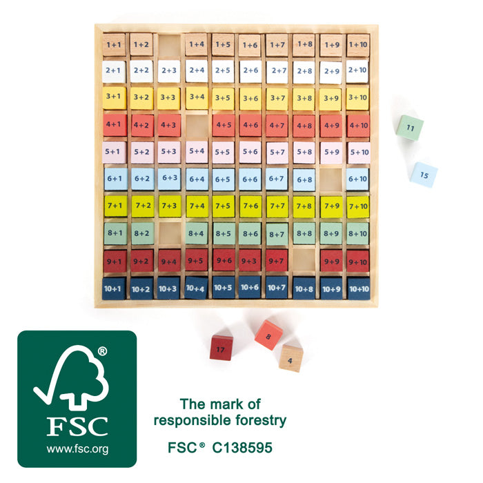 Rechenbrett Addition