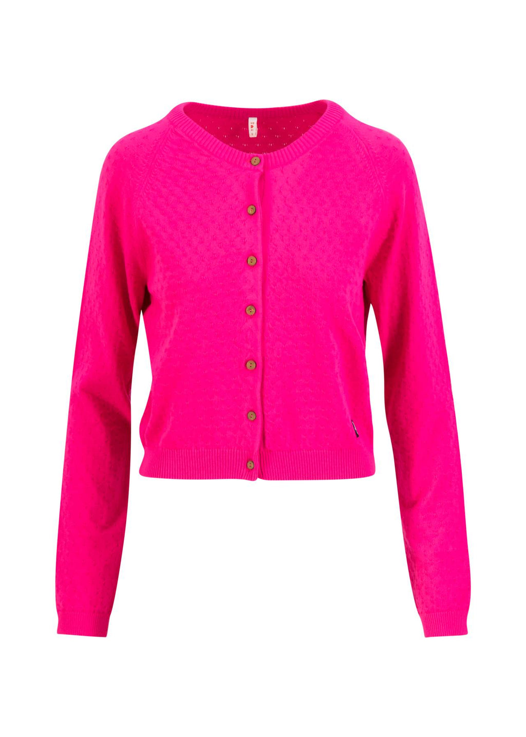 Blutsgeschwister Cardigan Sweet Knit, pink dragon fruit