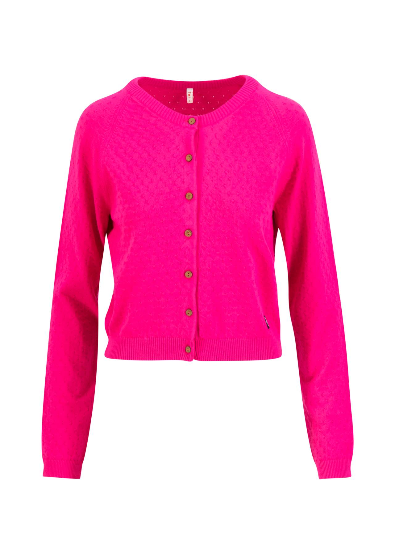 Blutsgeschwister Cardigan Sweet Knit, pink dragon fruit