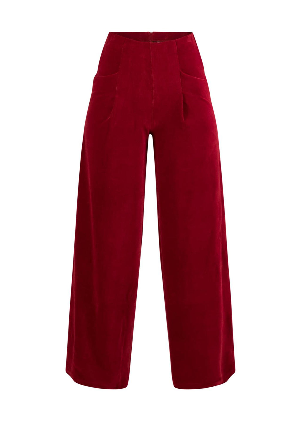 Blutsgeschwister High-Waist-Hose Soft and Fitted, bussi baby red