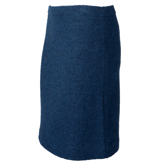 Reiff Krepprock Wolle kurz, Marine