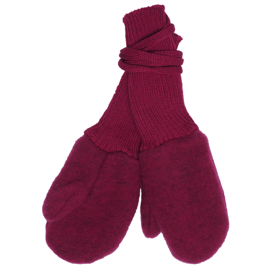 Reiff Strick Baby-Fäustel Wollfleece, Beere