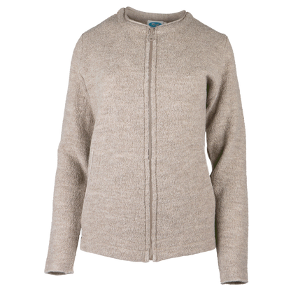 Reiff Damen Krepp-Jacke Nici, Wolle, Savanne