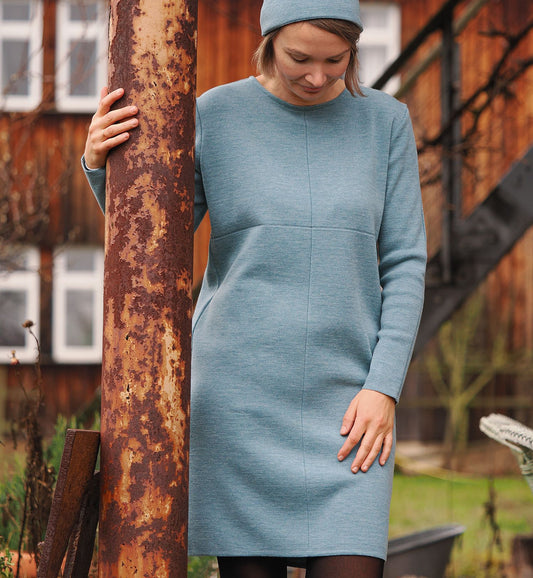 Reiff Strick-Kleid Maja, aqua