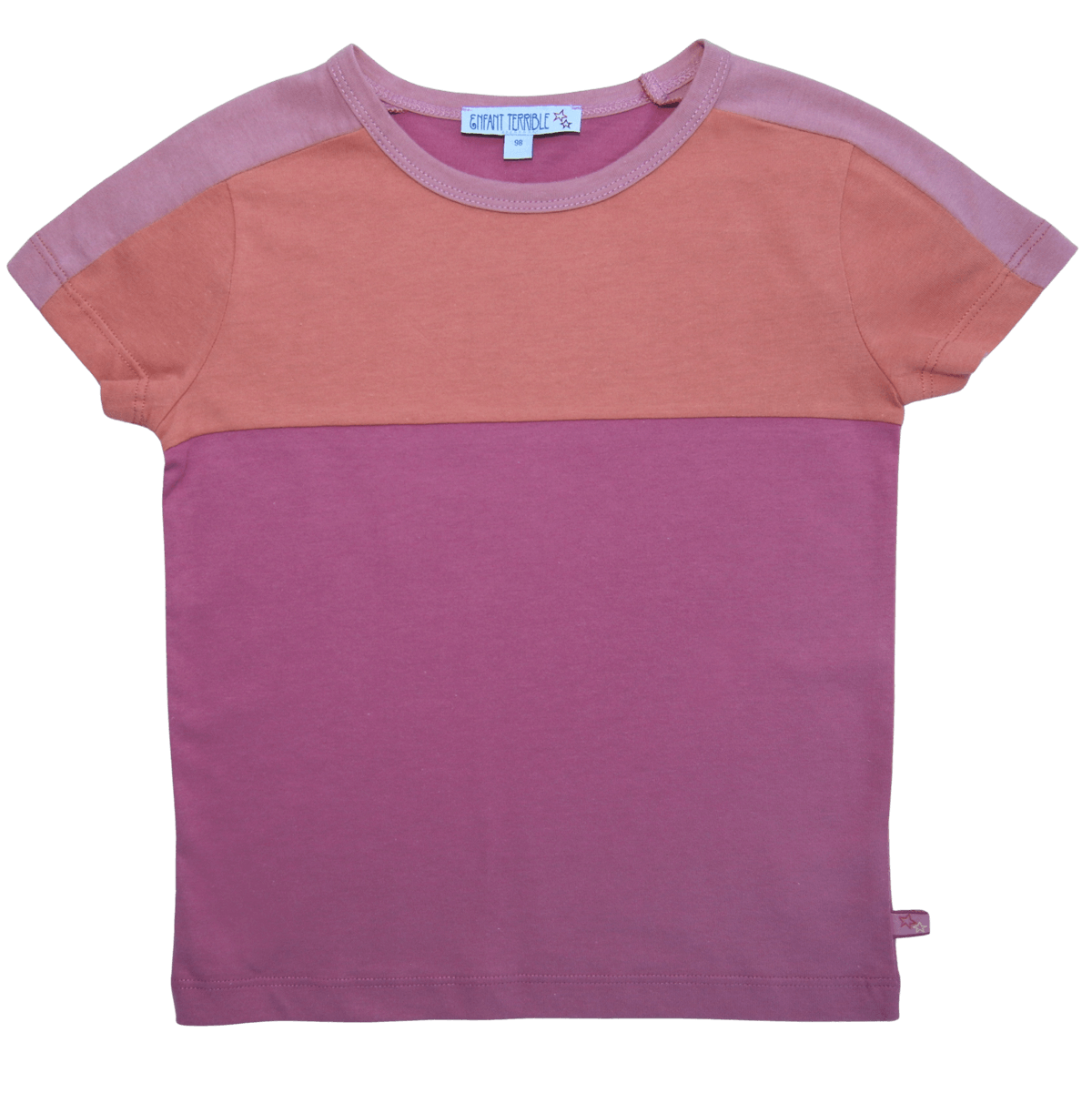 Enfant Terrible T-Shirt Colourblocking, mallow-apricot