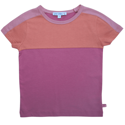 Enfant Terrible T-Shirt Colourblocking, mallow-apricot