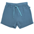Enfant Terrible Musselin-Shorts, steel blue